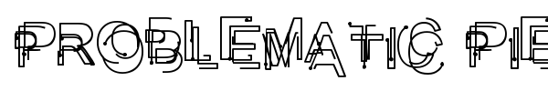 Problematic Piercer font preview